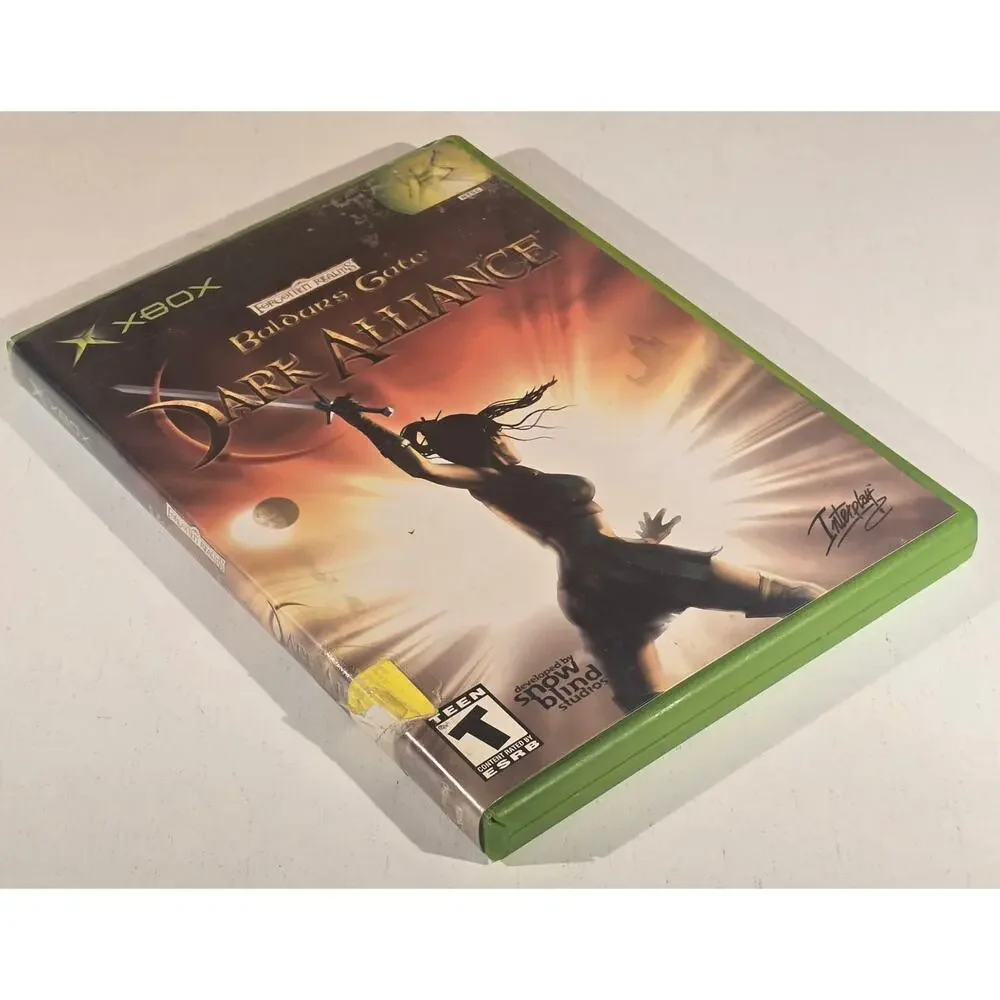 Baldur's Gate Dark Alliance Original Xbox Game Complete CIB Interplay